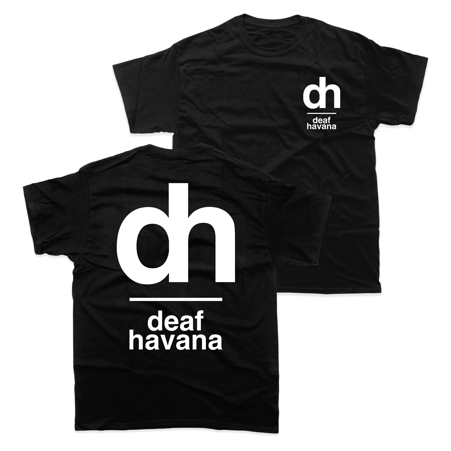 DH LOGO T-SHIRT (BLACK)