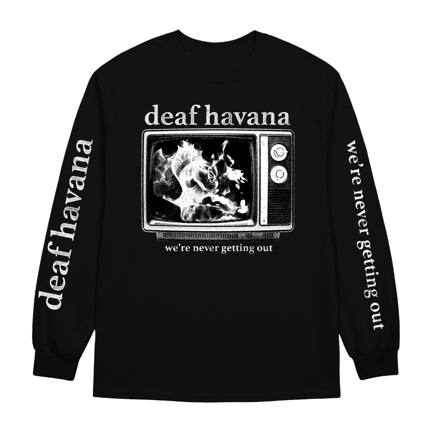 WNGO TV LONGSLEEVE (BLACK)