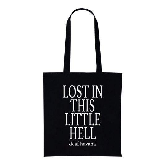 LITTLE HELL TOTE BAG (BLACK)