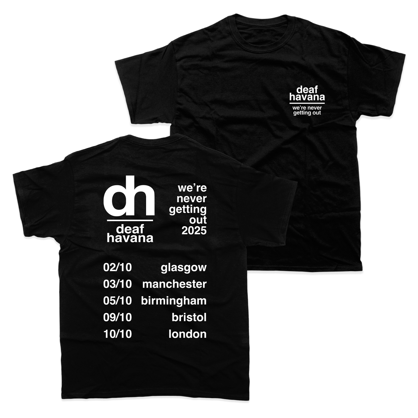 AW25 TOUR T-SHIRT (BLACK)