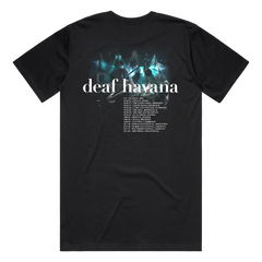 deaf havana LIVE TOUR MONTAGE BLACK T-SHIRT