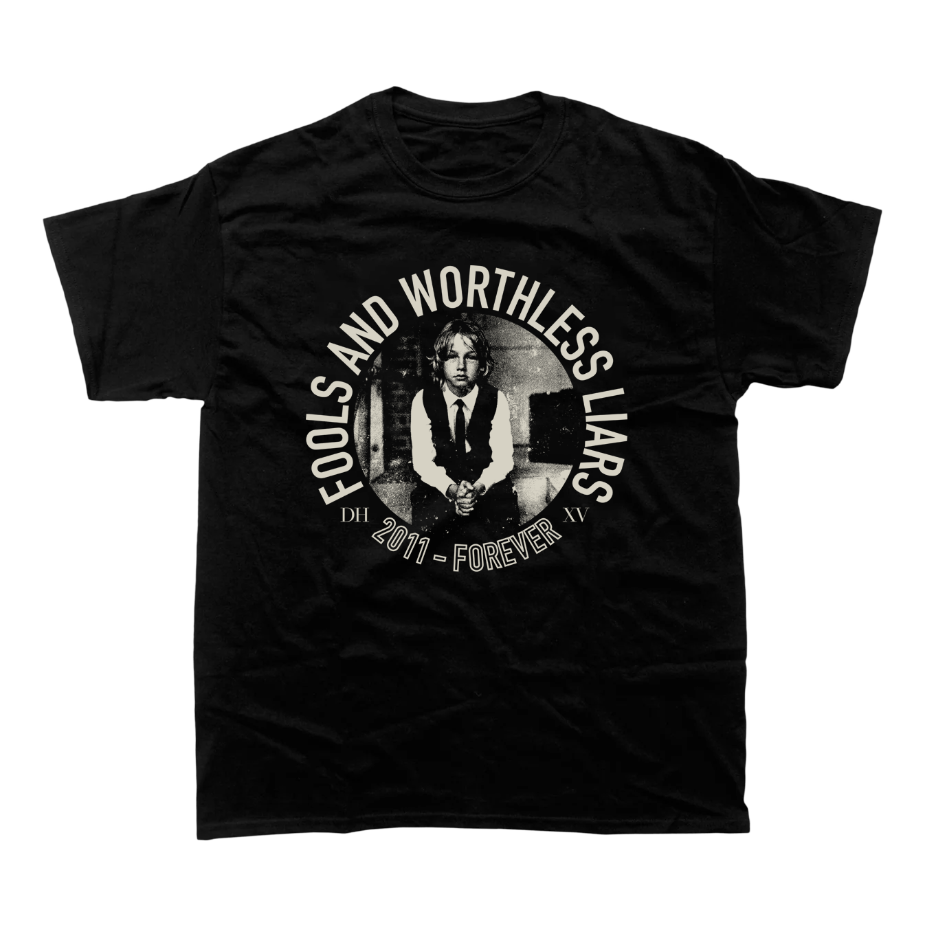 FOOLS & WORTHLESS LIARS - 2011 - FOREVER ALBUM T-SHIRT