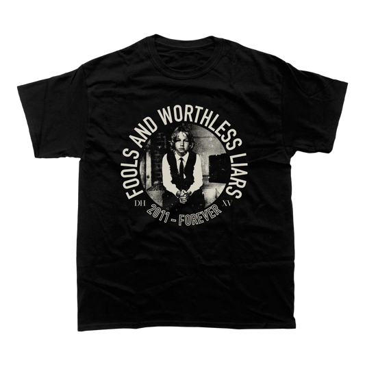 FOOLS & WORTHLESS LIARS - 2011 - FOREVER ALBUM T-SHIRT