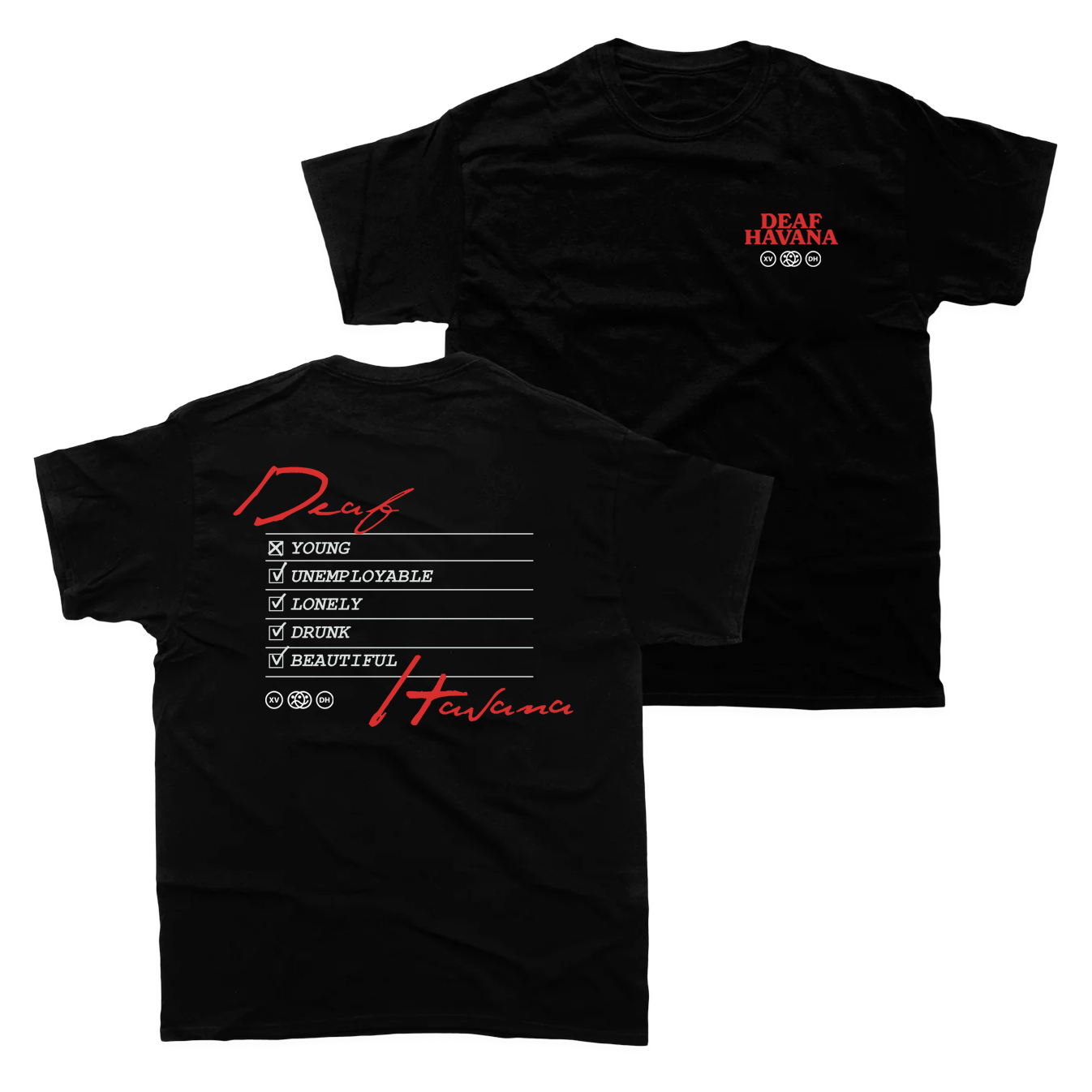 YOUNG & UNEMPLOYABLE LIST T-SHIRT