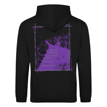ON THE WIRE HOODIE (BLACK)